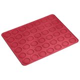 Lurch 00083020 Macaron Bakvorm - Silicone - Rood - 38 x 30 cm