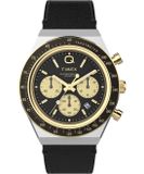 Timex Diver Inspired TW2W64300 Horloge - Leer - Zwart - Ø 40 mm