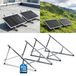 4x système de montage PV, 118 cm, renforcé, pour panneaux solaires, montage de panneaux solaires, système photovoltaïque, adapté aux toits plats