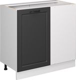 Vicco R-Line Hoekkast – 86 cm WB Marmer Antraciet landhuis