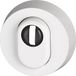 ABUS RHZS415 W Beschermingsrozet met cilinderbescherming voor houten deuren wit 05703