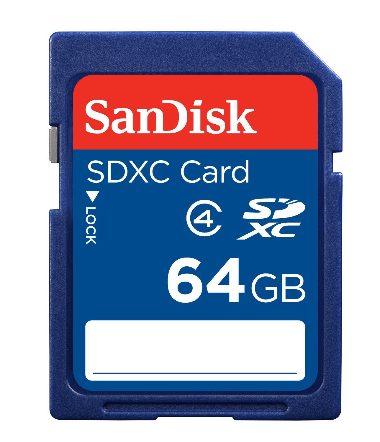 SanDisk 64GB SDXC Class 4 Memory Card - Blue