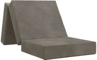 vidaXL Vouwbare Sofa Bed 75 x 67 x 45 cm Lichtgrijs