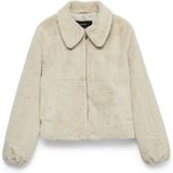Vero Moda Jas Vmsolaima Short Jacket Noos 10348779 Oatmeal Dames Maat - S
