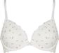 Hunkemöller Soutien-gorge push-up rembourré avec armatures Marine Blanc