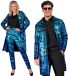 Widmann Pailletten Jas Avatar Blue Waves Blauw L/XL