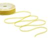 Furlanis - Sluier satijnen randen, decoratief lint voor verpakkingen, gastgeschenken, Italiaanse stof - geel, 3 mm x 50 m
