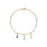S.Oliver Dames Sieraden – Armbanden Van Roestvrij Staal Met Fonkelende Steinanhängern In Verschillende Kleuren – Elegant & Tijdloos Mooi – Perfect Cadeau-Idee