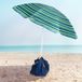 Vilde parasol de plage avec pied 147 cm - multicolore
