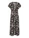 ONLY - ONLNOVA LIFE VIS MOLLIE LONG DRESS WVN - Dames - Maxi jurken - XS - Zwart