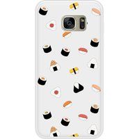 Samsung Bedrukt siliconen hoesje compatibel met Galaxy S7 Edge Sushi