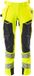 Mascot Accelerate Safe Pantalon met spijkerzakken 19031-711 - haute visibilité jaune/bleu marine foncé - C62