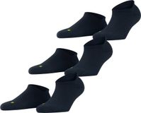 FALKE Cool Kick Bundle 3-Pack sneakersokken unisex blauw - maat 37-38