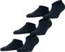 FALKE Cool Kick Bundle 3-Pack sneakersokken unisex blauw - maat 37-38