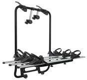 Menabo Shadow Black | Fietsendrager voor 3 fietsen, geschikt voor achterklep en kofferbak - Aluminium
