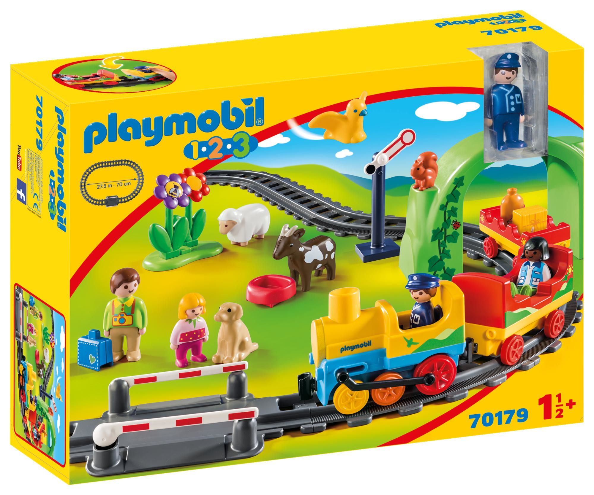 PLAYMOBIL 1.2.3 70179 - Treinset - 1.5+ Jaar - 34 Stuks