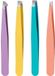 Merkloos / Sans marque Vinatio Handels GmbH 4-pack - Set wenkbrauwpincetten van roestvrij staal - Wimperextensions - Wenkbrauwpincetten - Make-uptools voor vrouwen en meisjes (multi-color)