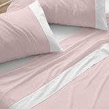 Burrito Blanco Beddengoedset, 105 cm brede bedden (+ beschikbare maten), design 238, kleur koraal (105 x 190/200 cm)