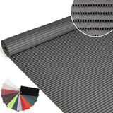 ANRO Badmat Grijs 130x100cm Antislip Douchemat Afwasbaar Sneldrogend