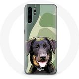 Maniacase Etui voor Huawei P30 pro Beauceron zwart hondenras