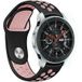 Merkloos / Sans marque Samsung Galaxy Watch sport band - zwart/roze - 41mm / 42mm