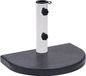vidaXL Parasolvoet 40x28x4 cm graniet zwart