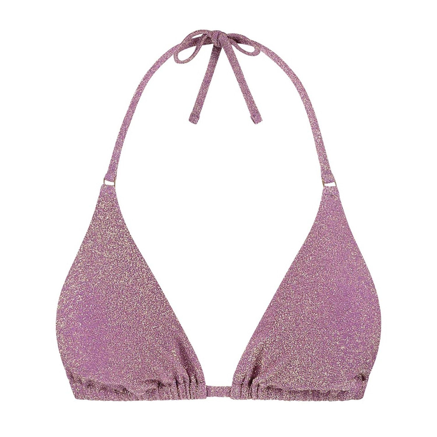 Beachlife Mauve Glitter Padded Top Dames