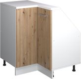 Vicco R-Line Hoekkeukenkast voor schuine wand – 75.6 cm met 1 deur Artisanaal eiken