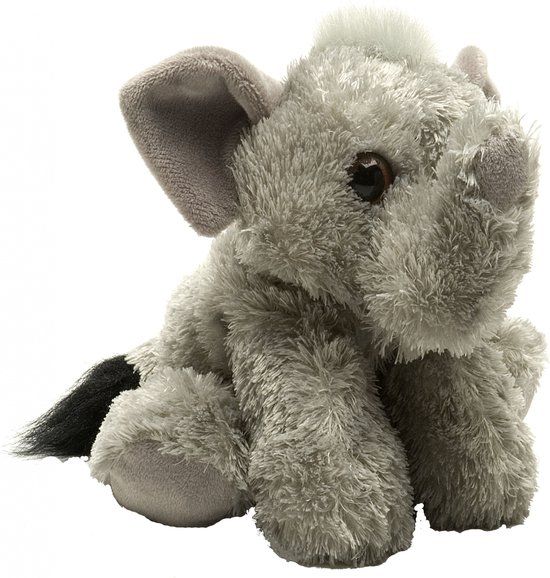 Pluche Olifant Knuffel - 18cm - Grijs