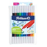 Pelikan 973172 Colorella Duo viltstift set, 10 kleuren