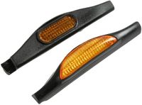Start Universele tweedelige anti-kras deurbeveiligingsset, geschikt voor alle auto's, autodeurbeschermer, met reflecterend scherm, lengte 10 cm