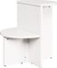 vidaXL Salontafel Wit 50 x 40 x 50 cm Massief Grenenhout