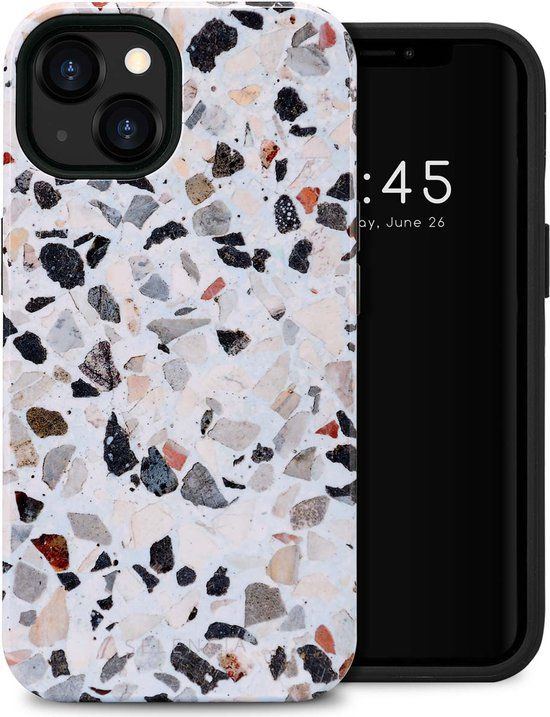 Selencia Vivid Backcover iPhone 13 - Chic Terazzo - Back Cover