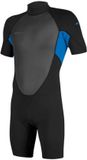 O'Neill Wetsuits Reactor-2 2 mm shorty à manches courtes et zip dorsal noir 8 ans Enfants