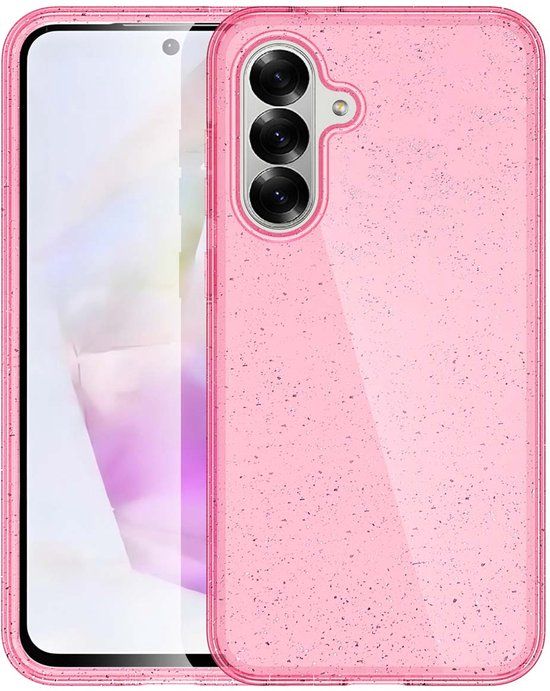 imoshion Sparkle Backcover - Geschikt voor Samsung Galaxy A36 - Glitter Roze