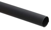 RS PRO Warmtekrimpkous, polyolefine, zwart, Ø 9,5 mm, krimpverhouding 2:1, lengte 1,2 m, verpakking van 5 stuks