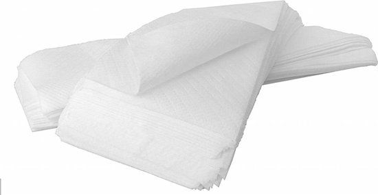 Merkloos BJ One Disposable Mop - 12 x 44 cm - 50 stuks - Wit