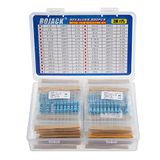 BOJACK 300 Stuks 30 Waarden Weerstand Kit 1 Ohm - 1M Ohm met 1% 2W Metaalfilm Weerstanden Assortiment