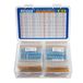 BOJACK 300 Stuks 30 Waarden Weerstand Kit 1 Ohm - 1M Ohm met 1% 2W Metaalfilm Weerstanden Assortiment