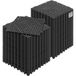 VEVOR In elkaar grijpende tegels 55 st. vloertegels drainage vloertegels, vloertegels 30 x 30 cm buiten vierkante vloertegels terras PVC vloertegels badkamer, toilet, zwart
