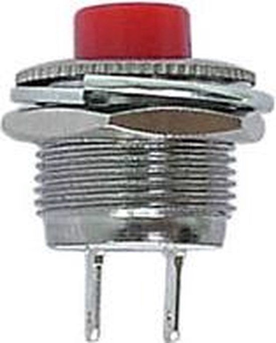 Drukschakelaar Rood - Velleman (R1820B)