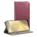 Cool Flip-cover voor Samsung S926 Galaxy, S24 Plus/S25 Plus, glad, bordeauxrood