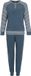 Pastunette Pyjamaset - Katoen/Polyester - Badstof - Blauw - Maat 36
