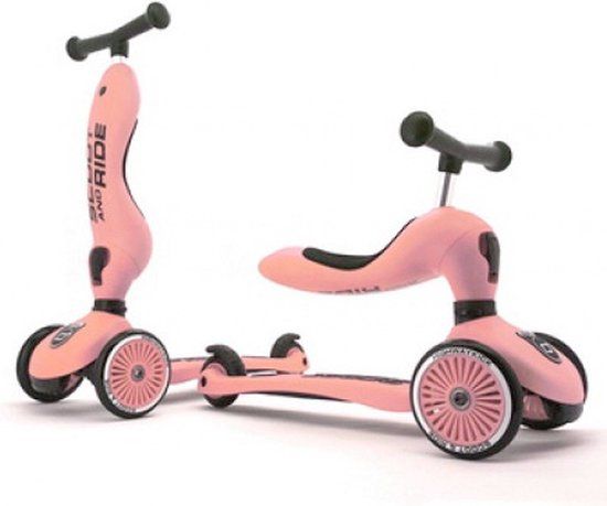 Scoot & Ride Scoot and Ride Highwaykick 1 Step - Loopfiets Peach - 20 kg Max. - 12+ Months