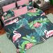 PETTI Artigiani Italiani Dekbedovertrekken, roze flamingo's, 200x200