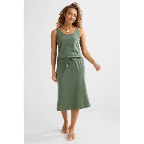 BEACHWAVE strandjurk olijfgroen
