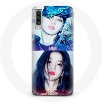 Blackpink Hoesje voor Samsung Galaxy A70 Groep K-pop Meisjes Lisa en Jisoo Lovesick meisjes poster het album Maniacase
