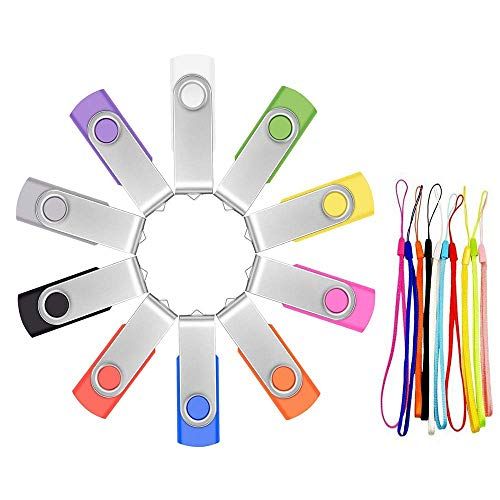 FEBNISCTE 8GB USB Stick 10 Pack Value Memory Sticks