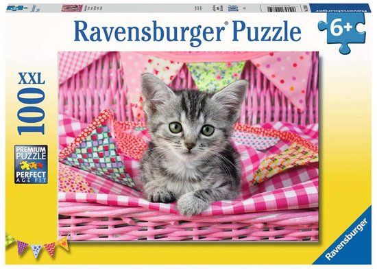 Ravensburger Lief Katje - 100XXL stukjes Puzzel - 6+ jaar