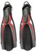 Cressi Thor EBS Palmes de plongée Rouge/Noir UE 45-48